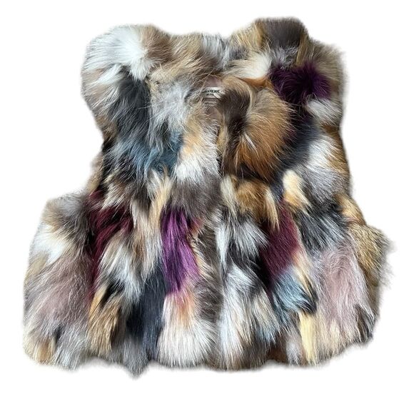 Zadig & Voltaire Bolero Fee Deluxe Gilet Fox Fur Vest Size XS - Picture 3 of 14
